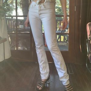 White APC jeans size 27